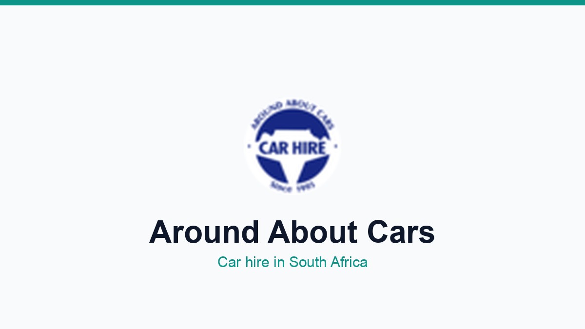 Around About Cars car hire South Africa