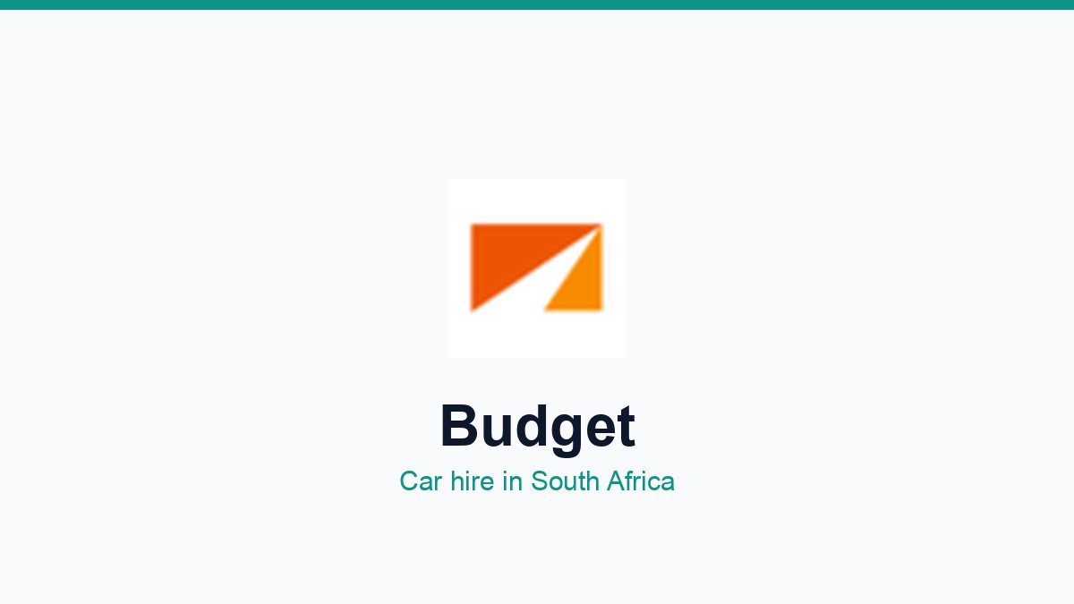 Budget car hire South Africa