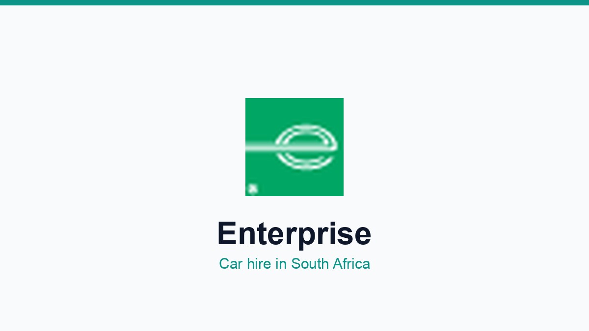 Enterprise car hire South Africa