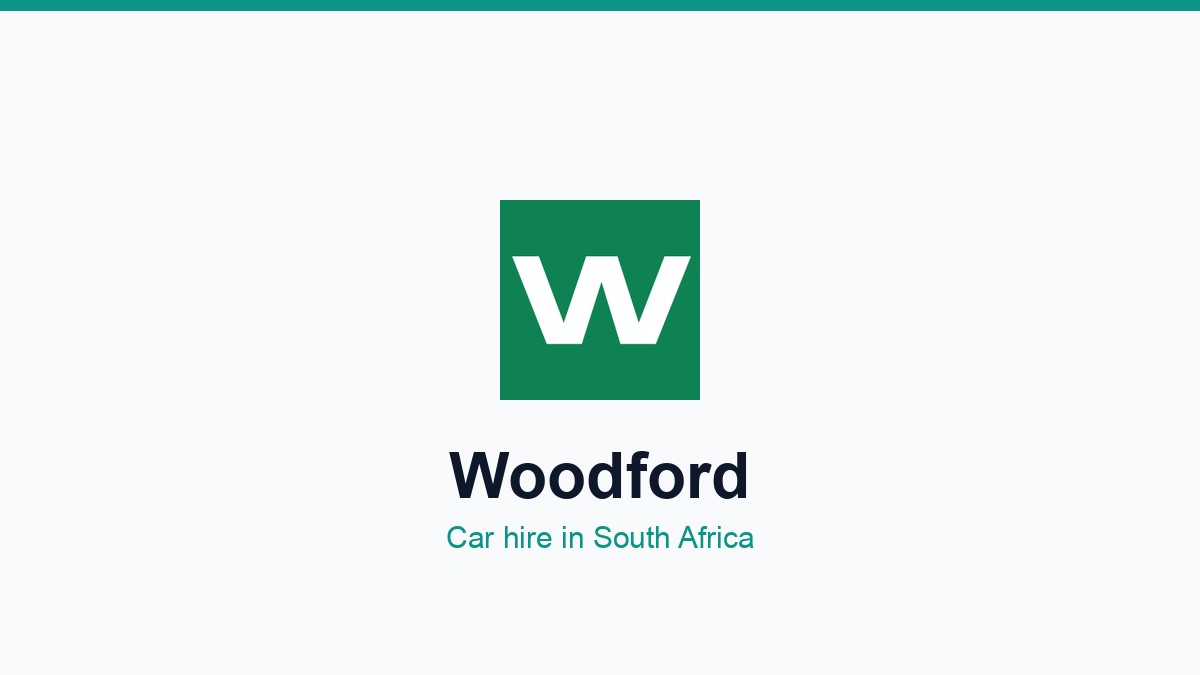 Woodford car hire South Africa