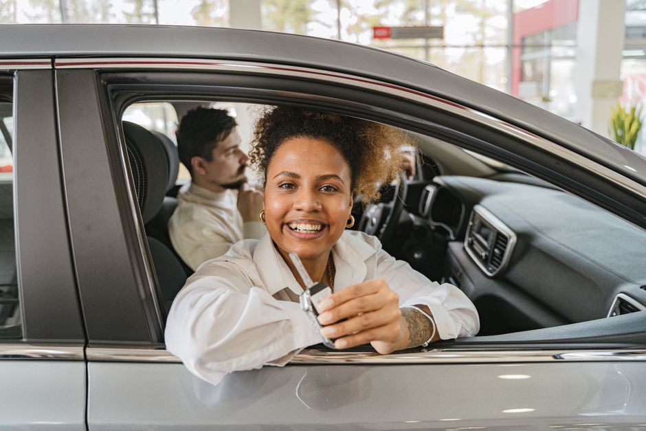 New car keys handover - Rent to own cars in South Africa: how it works and what it costs