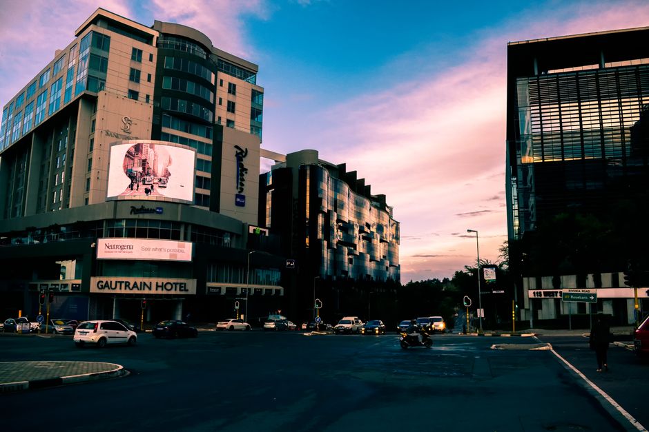 Johannesburg city traffic - Car hire in Bloemfontein